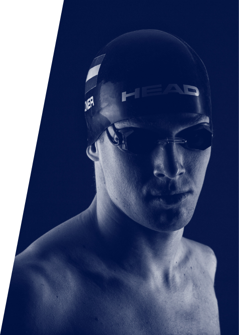 Andreas Onea mit Schwimmbrille