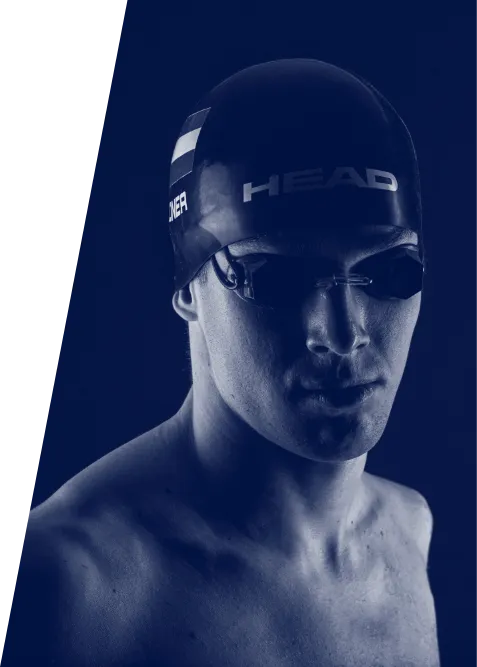 Andreas Onea mit Schwimmbrille